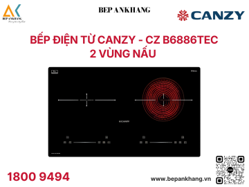 Bếp điện từ 2 vùng nấu Canzy CZ-B6886TEC 
